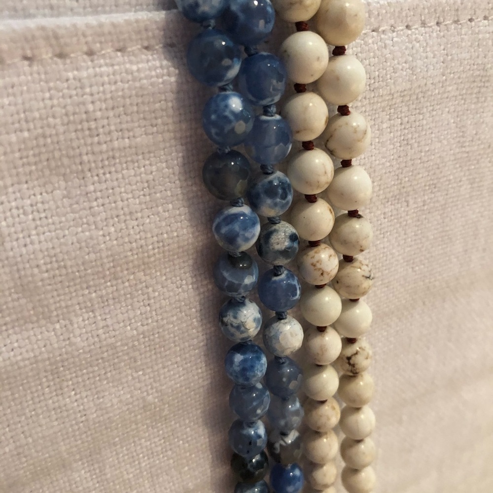 Bundle of Real Stone Bead Necklaces